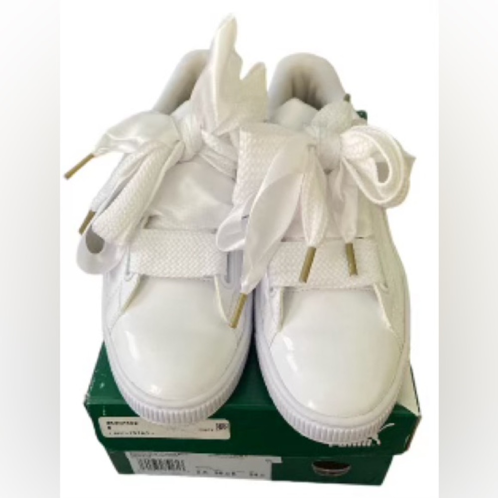 Puma Basket Heart Patent Tennis Shoes